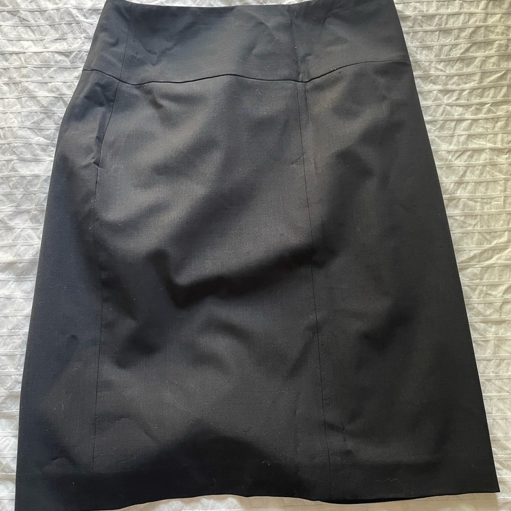 Banana republic black pencil skirt